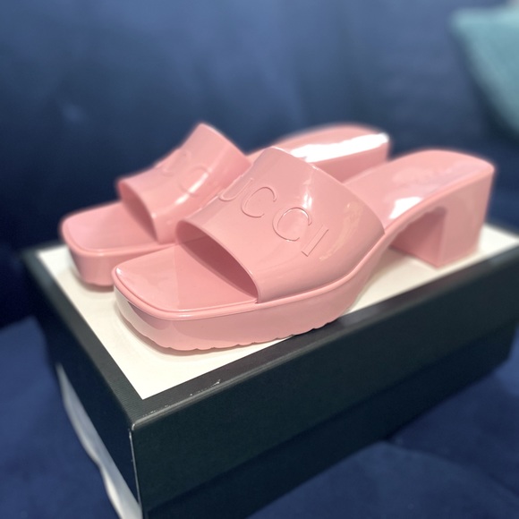 Gucci Shoes - Gucci Rubber Sandals AUTHENTIC